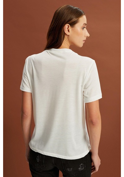 Alexandergardı Baskılı Basic T-shirt B22-385a 001