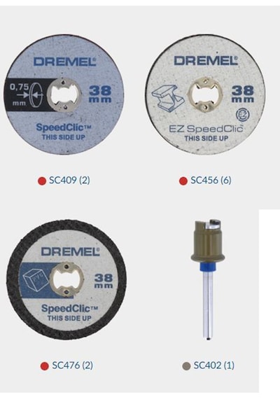 Dremel Speedclic Kesme Aksesuar Seti (SC690) 11'Li - 2615S690JA