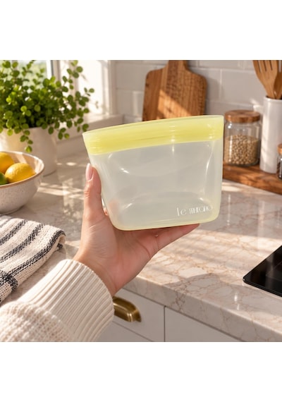 Lush 500 Ml Platinum Silikon Sızdırmaz Gıda Saklama Torbası Çok Renkli