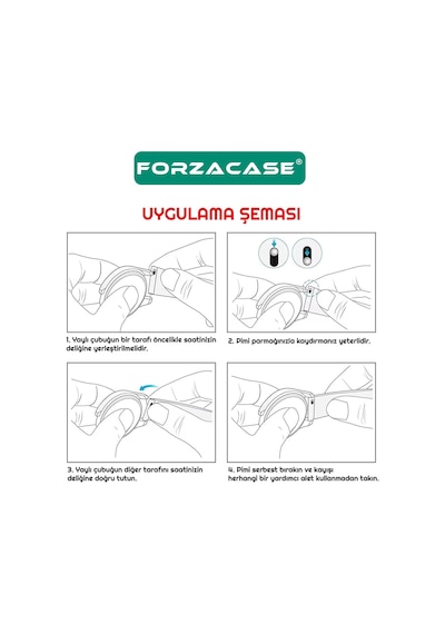 Forzacase Huawei Watch Gt2 46 Mm İle Uyumlu Yumuşak Jel Şık Silikon Kordon Kayış - Fc875 Beyaz