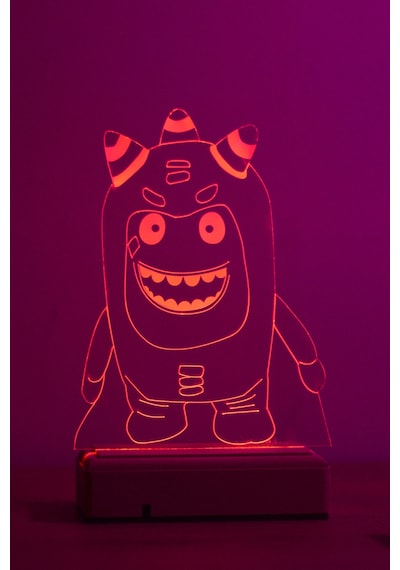 Çocuklar Için Hediye Oddbods 16 Renk Gece Lambası