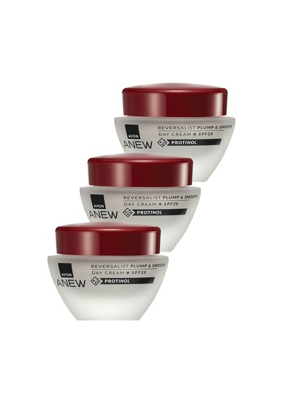 Avon Anew Reversalist Plump & Smooth Gündüz Kremi SPF20 3 x 50 ML