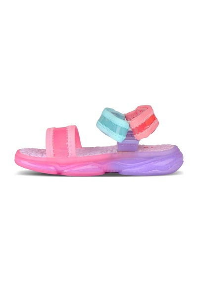 Vicco Flora Cırtlı Işıklı Kız Bebek Sandalet 321.24y.203 Pembe