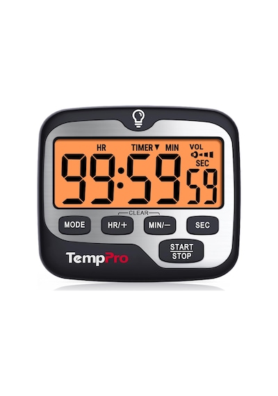 Thermopro Tm01 Dijital Mutfak Zamanlayıcısı, Geri Sayım Ve Kronometre, Ayarlanabilir Sesli Alarm Ve Geniş Arkadan Aydınlatmalı Lcd Ekranlı Manyetik Zamanlayıcı Saat Çok Renkli Thermopro Tm01 Dijital Mutfak Zamanlayıcısı, Geri Sayım Ve Kronometre, Ayarlanabilir Sesli Alarm Ve Geniş Arkadan Aydınlatmalı Lcd Ekranlı Manyetik Zamanlayıcı Saat Çok Renkli