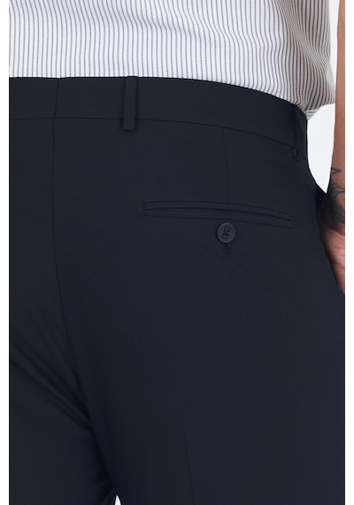 İmza Siyah Esnek Yandan Cepli Slim Fit Classic Pantolon 1003250013 Siyah