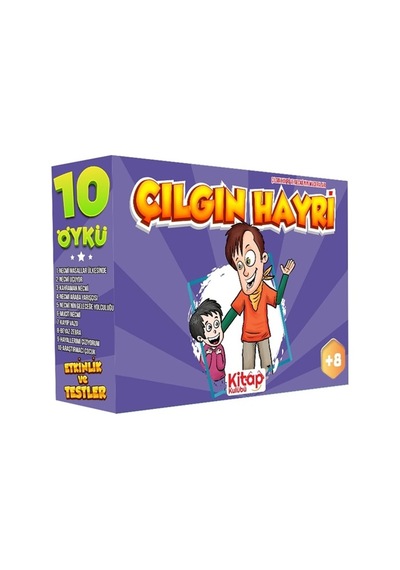 Kitap Kulübü 3. Sınıf Çılgın Hayri Değerlendirme Testi 10 Kitap Hikaye Seti 2024