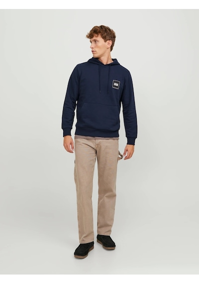 Jack & Jones Jack&jones Kapüşonlu Lacivert Erkek Sweatshirt 12251998 001