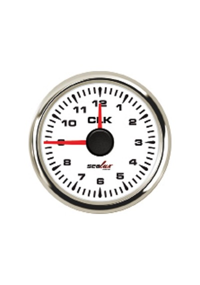 ZAMAN SAATİ Sealux Ø52mm BEYAZ TEKNE VE YAT