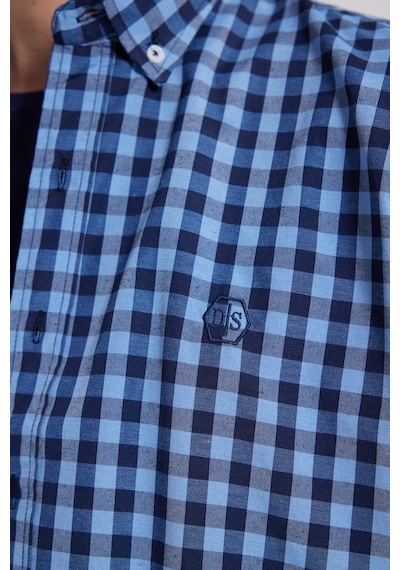 D'S Damat Ds Damat Slim Fit Mavi Kareli Ekoseli Gömlek 7HC02ORT09265 Mavi D'S Damat Ds Damat Slim Fit Mavi Kareli Ekoseli Gömlek 7HC02ORT09265 Mavi
