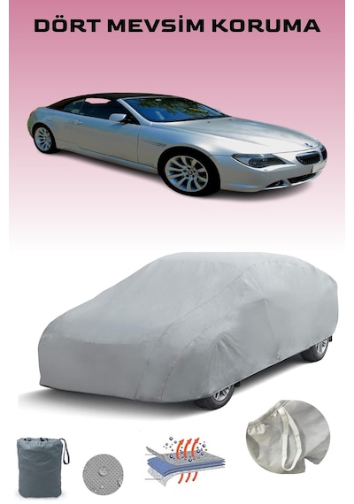 Bmw 6 Series Convertible E64 2004 - 2007 Araba Brandası Oto Branda Gri
