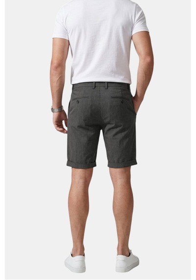 Deep Sea Deepsea Füme Slim Fit Likralı Çizgi Dokulu Beli Lastikli İpli Erkek Şort Kapri 2601743 Deep Sea Deepsea Füme Slim Fit Likralı Çizgi Dokulu Beli Lastikli İpli Erkek Şort Kapri 2601743