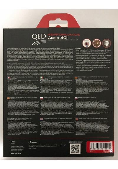 Qed Qe-6111 Performance Audıo 40I Rca Kablo 0.60 Cm