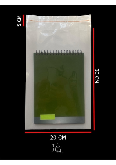 Hg Ambalaj 50 Adet 20x35 Cm Bantlı Yapışkanlı Şeffaf Opp Jelatin Poşet 20x30+5