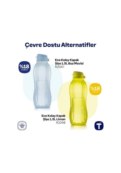 Suluk 1.5 Lt 2 Adet. Karışık