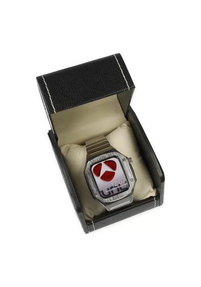 Newface Apple Watch 45mm Kr409 Metal Kordon - Gümüş