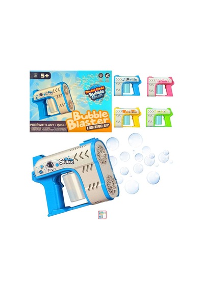 Bubble Blaster Köpük Baloncuk Tabancası Çift Çıkışlı Sesli Işıklı 5+