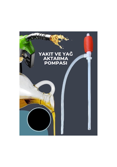 Go İthalat Küçük Boy Plastik Mazot Pompası - Su Pompası