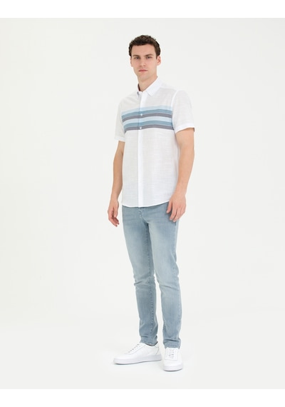 Pierre Cardin Erkek Lacivert Kısa Kollu Gömlek 50269452-vr033 Lacivert Pierre Cardin Erkek Lacivert Kısa Kollu Gömlek 50269452-vr033 Lacivert