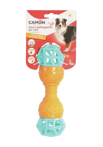 Sesli Ve Ödül Bölmeli Yüzen Geometrik Tpr Köpek Çubuğu Oyuncağı 22.5 Cm