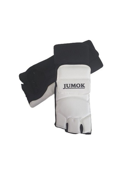 Jumok Taekwondo Ayaküstü Koruyucu Beyaz - Siyah