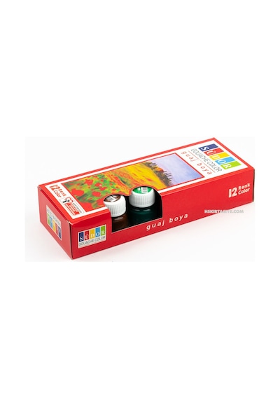 Südor Guaj Boya 15 Ml 12'li Sd525 Sd525 Çok Renkli