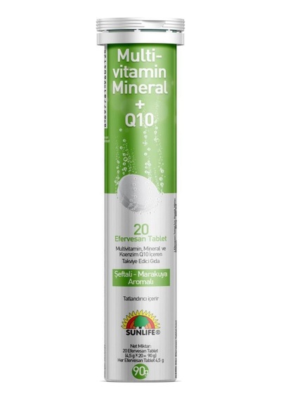 Sunlife Multivitamin Mineral Q10 20 Efervesan Tablet