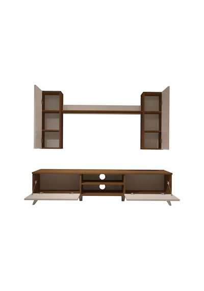 Decoraktiv Eko 5d Mdf Dvd Retro Tv Ünitesi Tv Sehpası Ceviz - Beyaz