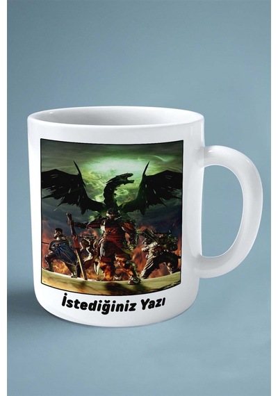 The Art Of Dragon Age Inquisition Oyun Baskılı Kupa Bardak Çift Taraflı Baskı Kişiye Özel Model 2 Çok Renkli