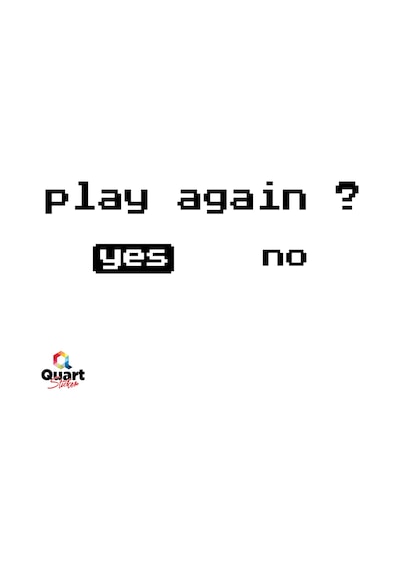 Play Again Yes No Oto Sticker Araba Cam Sticker (517545337)