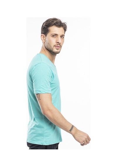 Slazenger SARGON IN Erkek Tişört Koyu Yeşil