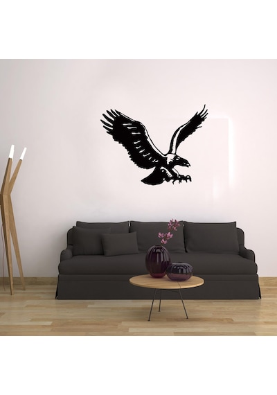 Kartal Folyo Sticker Derstv742 80cm Uzunluk Siyah