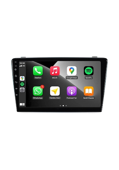 Toyota Auris Araç Multimedya Android Ekran Carplay Navigasyon Double Teyp 2+32 9" 13-18 Black Cadence