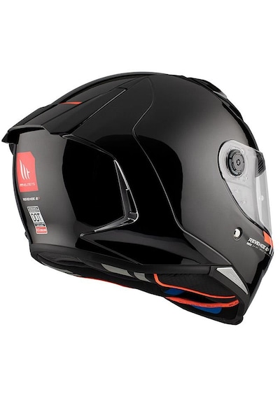 Mt Revenge 2 Solid A1 Matt Full Fac Kapalı Motosiklet Kaskı Mat Siyah - 65186