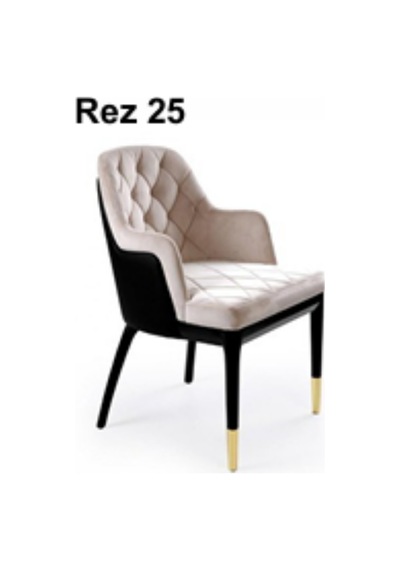 Rez 25 Modern Şık Ergonomik Dayanıklı Konforlu Ahşap Ayaklı Salon Yemek Sandalyesi Modeli Çok Renkli