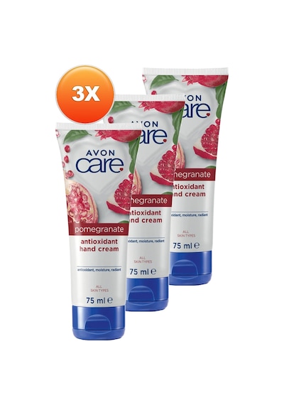 Avon Care Nar Özü Içeren El Kremi 3 x 75 ML