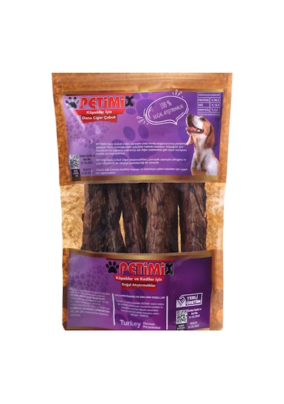 Petimix Dana Ciğer Çubuk Çiğneme Kemikleri Köpek Ödül Maması 100 G