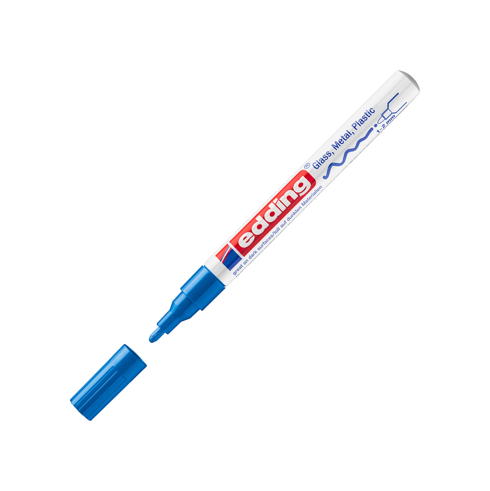 Dekor Boya Yuvarlak Uçlu 1-2 Mm Mavi 751cr Beyaz