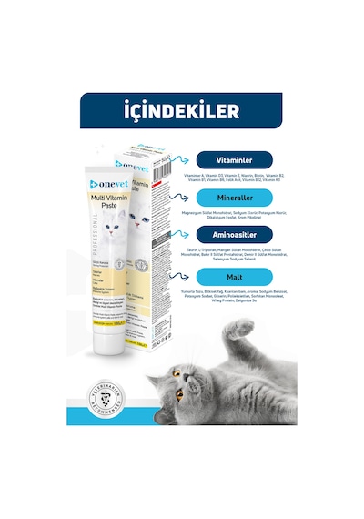Onevet Multi Vitamin Paste Kedi Maltı 100 Gr