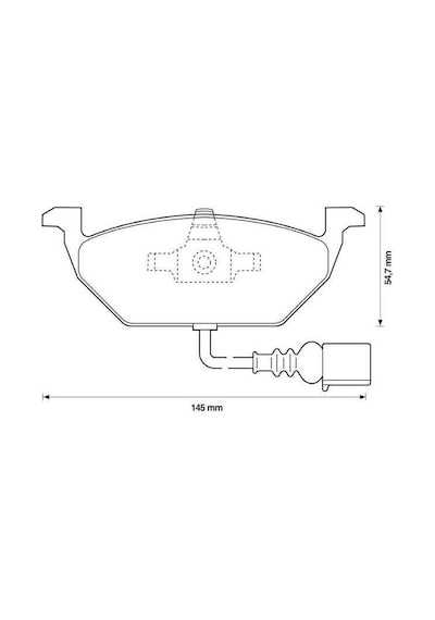 Volkswagen Jetta Ön Fren Balata 2004-2015 1k0698151d 07010015 2.0, 1.6, 1.2 Tsı, 1.6 Tdı, 1.9 Tdı