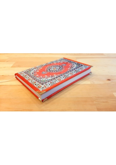 14 X 20 A5 Biyeli Otantik Kadife Kaplı Çizgili Defter N11.2831
