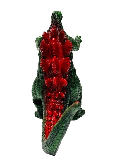 Godzilla Hayvan Gerçekci Sesli Soft Yumuşak Oyuncak Kırmızı 16x21 Cm