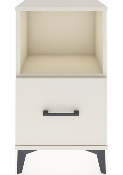 Arges Komodin Tek Raflı Tek Çekmeceli 44x30x80 Aytaşı-aytaşı Aytaşı