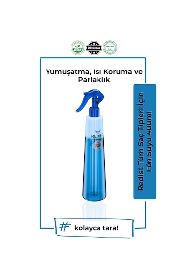 Redist Tüm Saçlar için Fön Suyu Mavi 400 ML