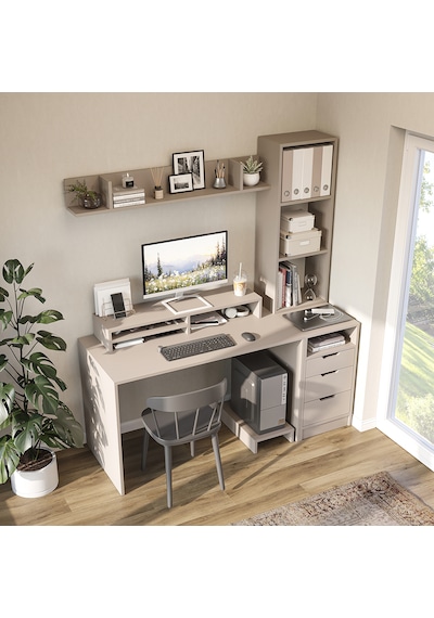 Mode Kitaplıklı Ve Raflı Çalışma Masası , Çalışma Ofis Masası , Bilgisayar Masası, Çekmeceli Çalışma Masası Kumtaşı Mode Kitaplıklı Ve Raflı Çalışma Masası , Çalışma Ofis Masası , Bilgisayar Masası, Çekmeceli Çalışma Masası Kumtaşı