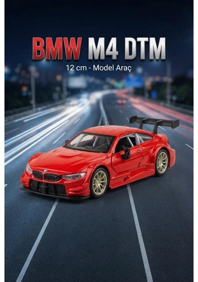 Hobbiez Lisanslı Bmw M4 Kapıları Açılabilir Model Diecast 1.36 Ölçek Metal Model Araç