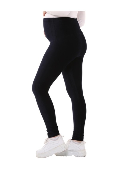 Luvmabelly Myra8051 Beli Ayarlanabilir Kışlık Kadife Hamile Tayt -lacivert-lacivert