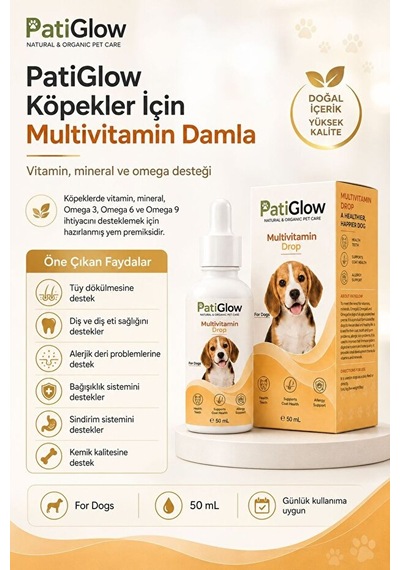 Patiglow Köpek Multivitamin Damla 50 Ml