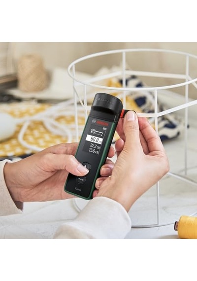Home & Garden Zamo Set Lazerli Uzaklık Ölçer 25m Çalışma Alanı, 4 Sn. Ölçme Süresi, 2 X Aa Pil, Çizgi Adapt