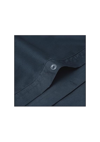 Yüzde Yüz Pamuk Percale Nevresim Seti 200x220 Cm Lacivert - Pure Serisi Ab Siyah Kedi