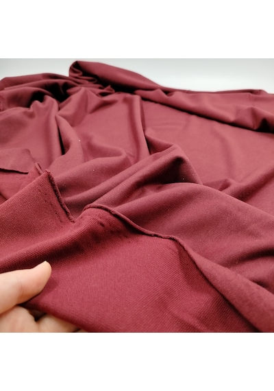İki İplik Kumaş Bordo